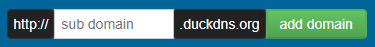 DuckDNS add domain